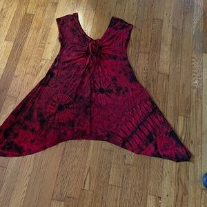 Women’s trapeze tie dye top EUC